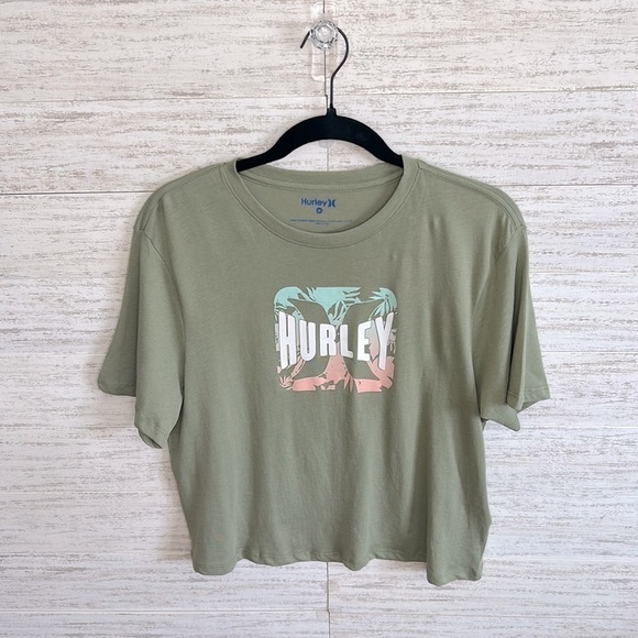 Hurley Vintage Crop Tee | SIZE M - Picture 2 of 6